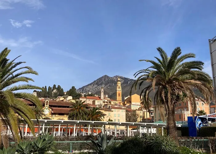 Joli 2 Pieces Vue Jardin 50m Parking Clim Apartment Menton